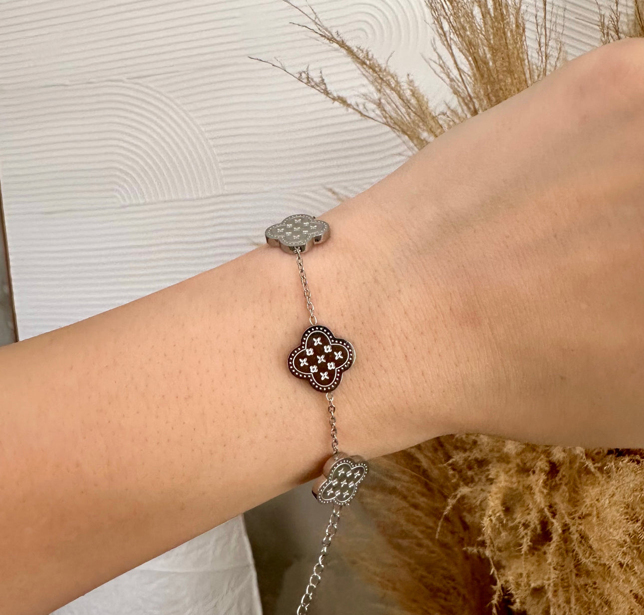 Clover Bracelet (Silver)