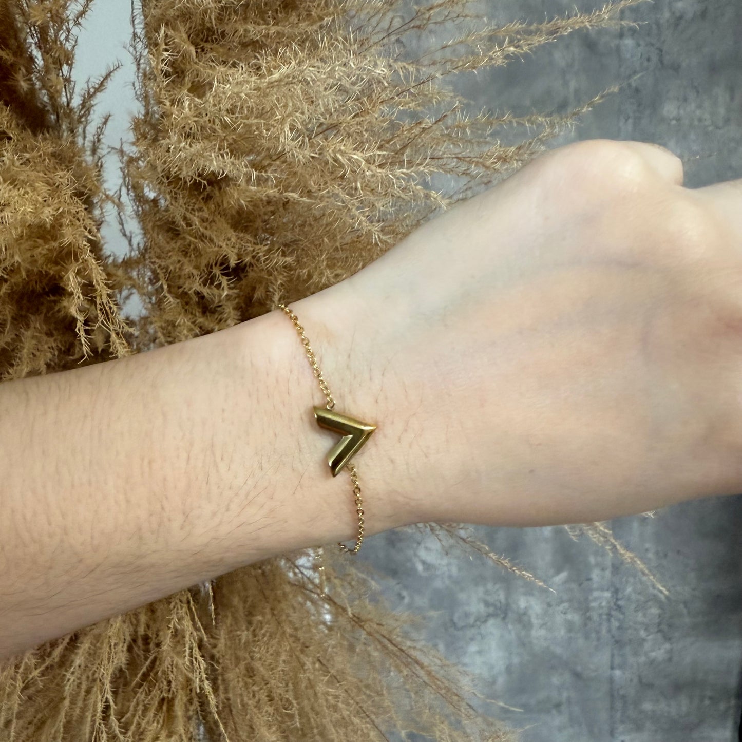 V Gold Bracelet