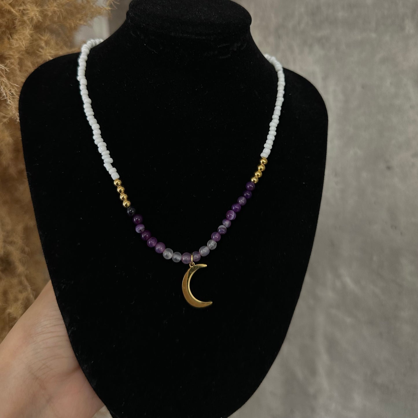 Violet Moon Necklace