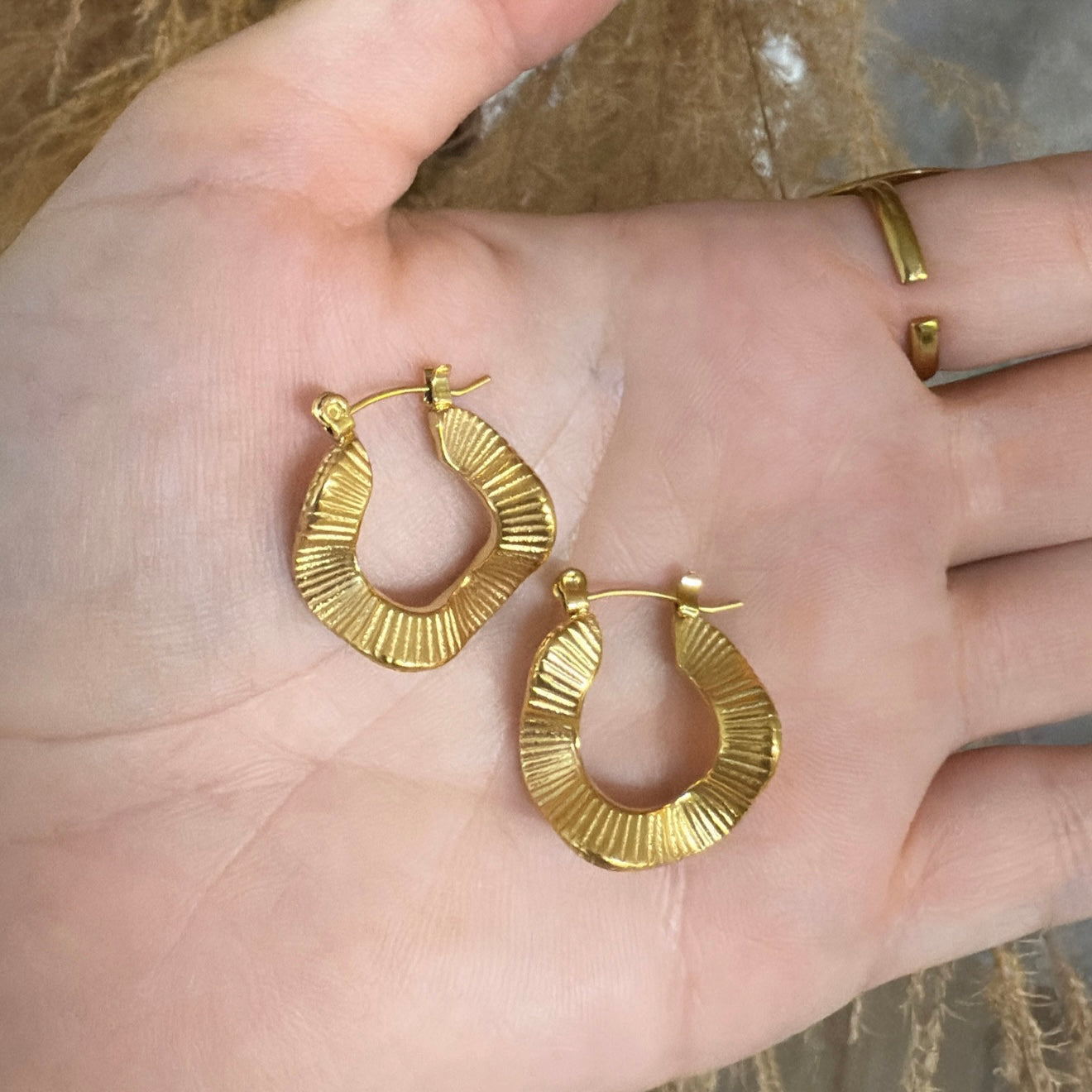 Textured Hoops