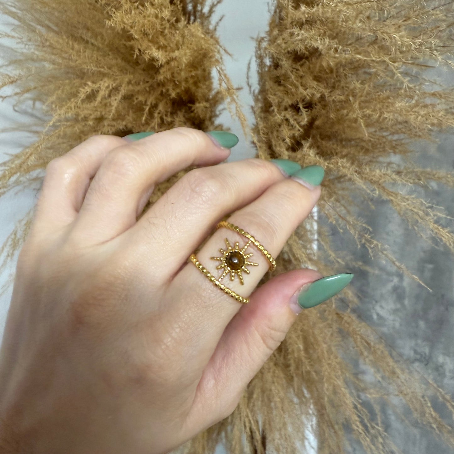 Sun Brown Ring
