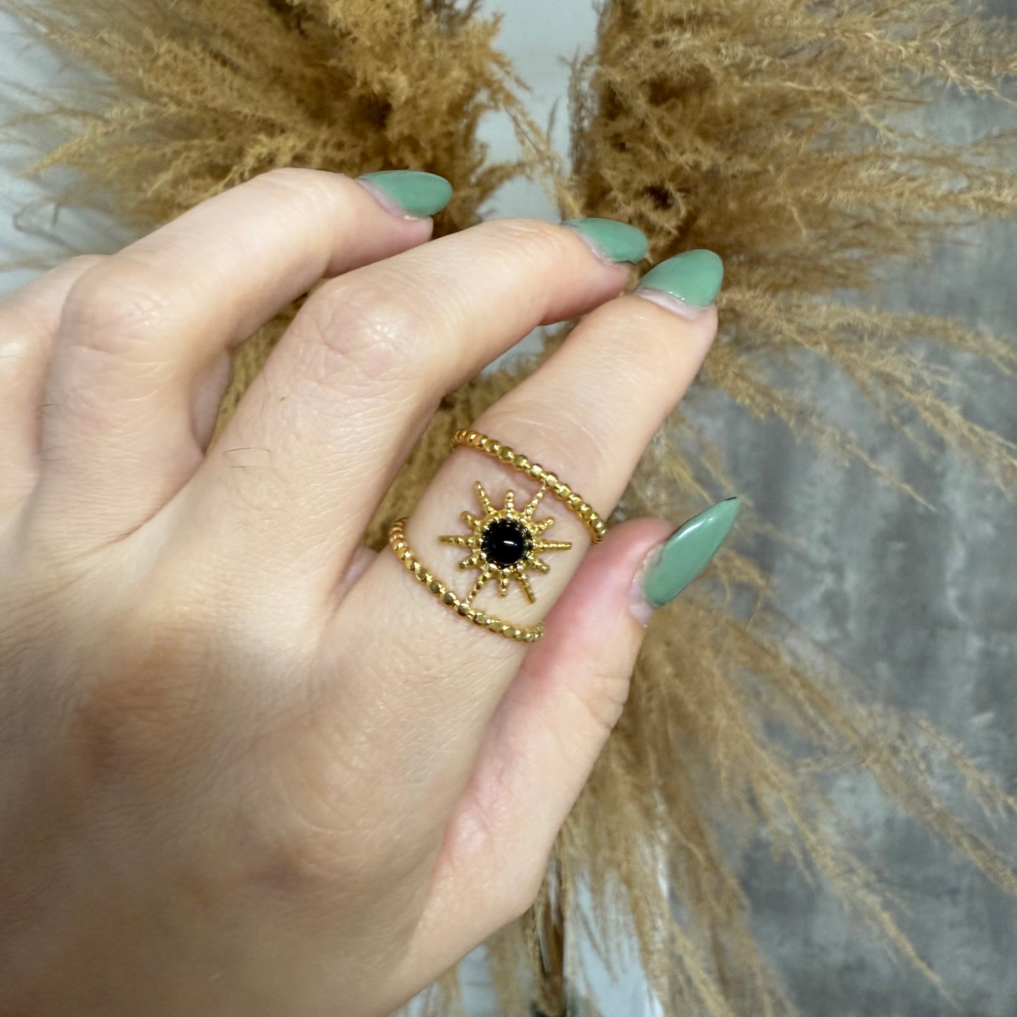 Sun Black Ring