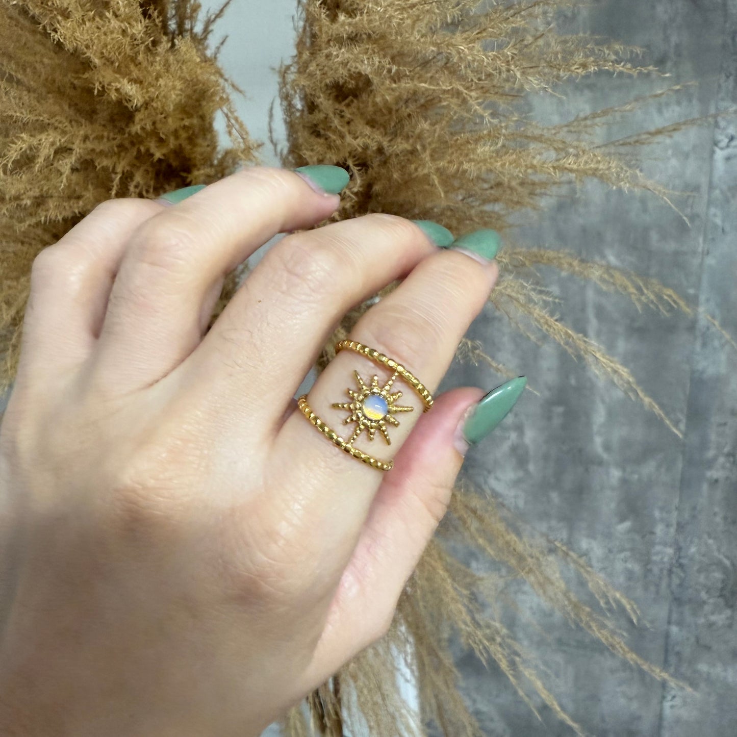 Sun Crystal Ring