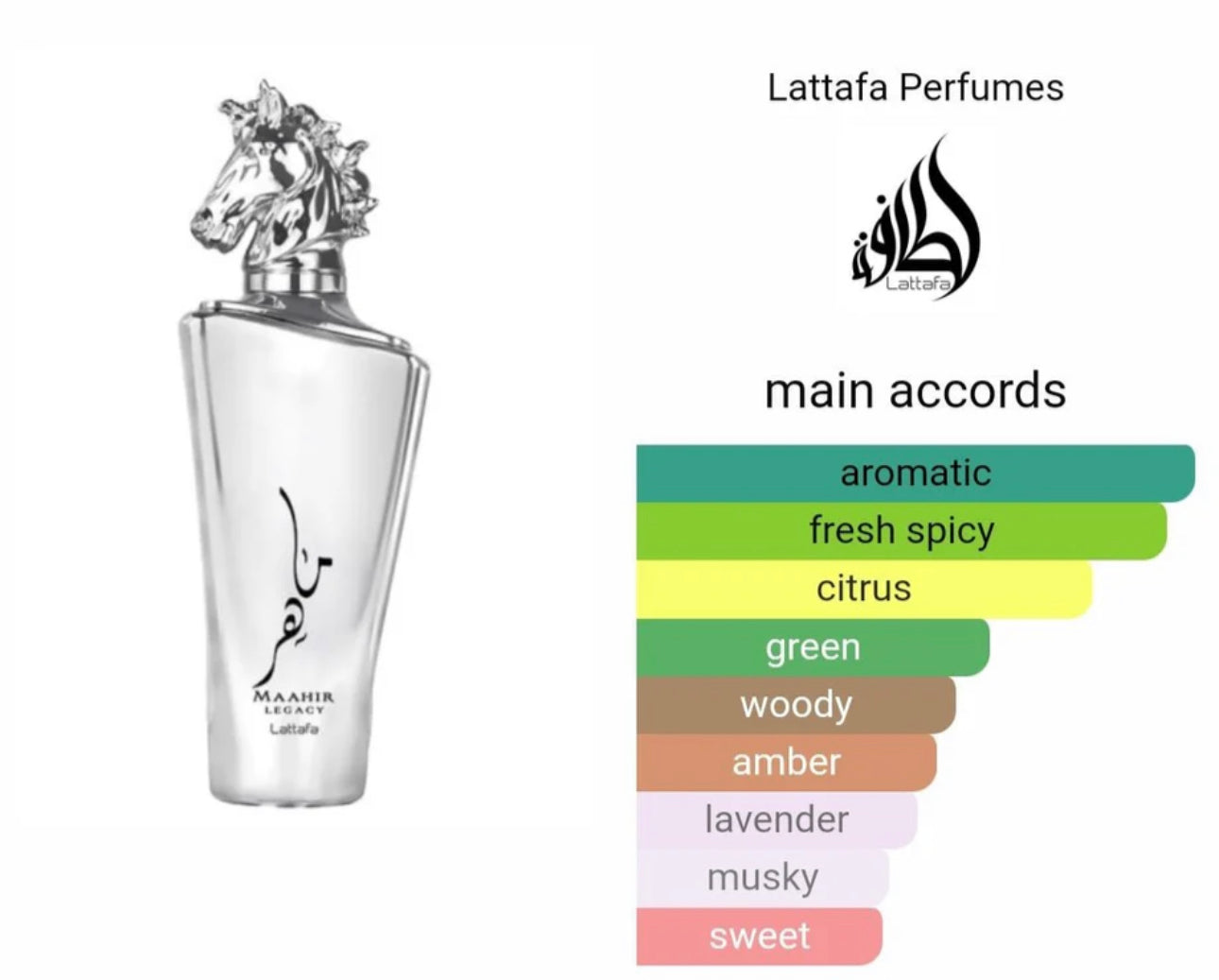 Lattafa Maahir Legancy EDP 3.4oz