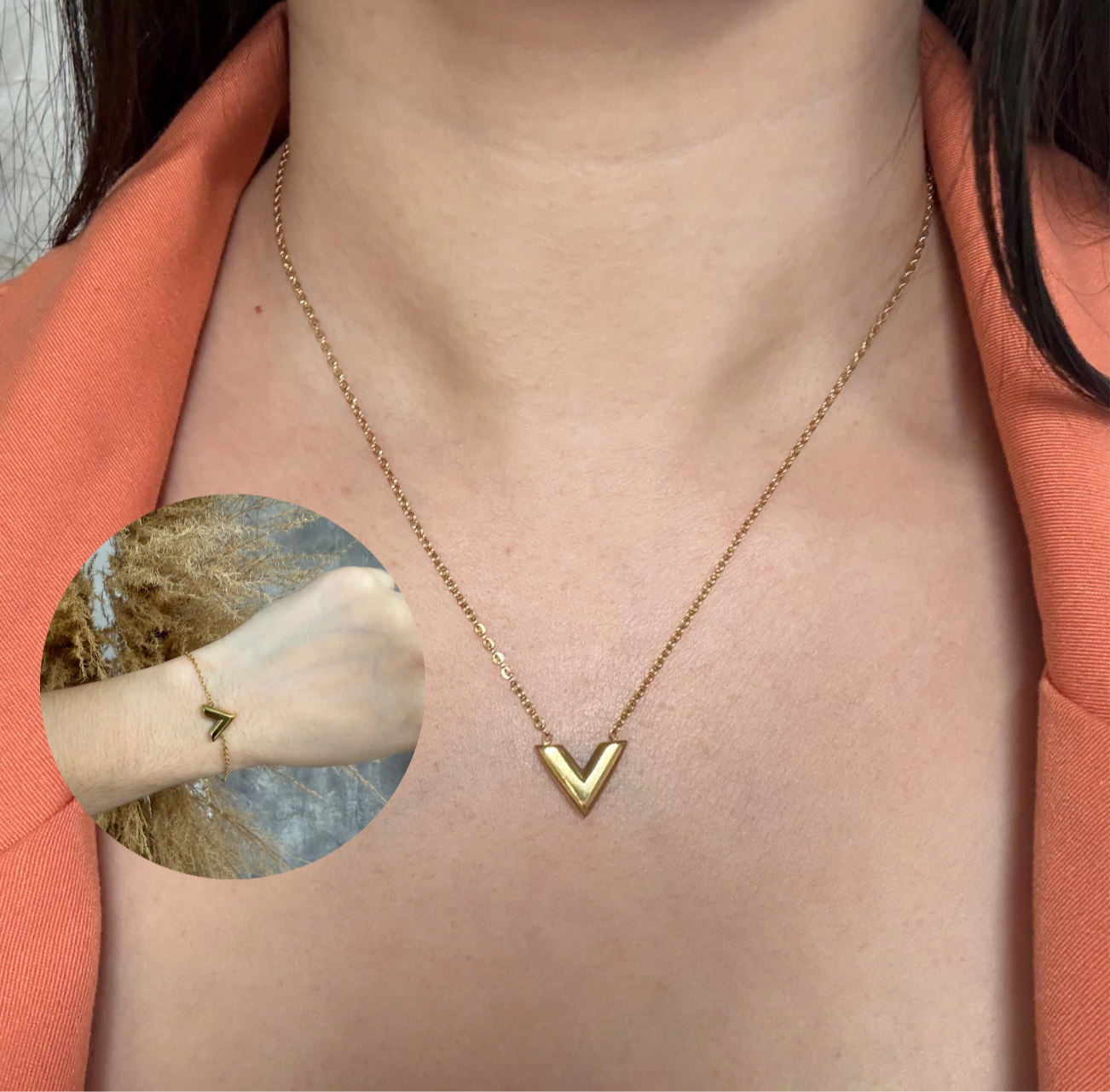 V Gold set