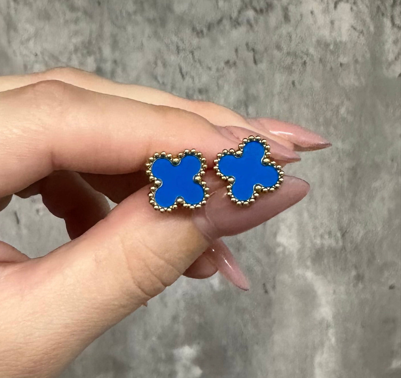 Clover Earring Blue