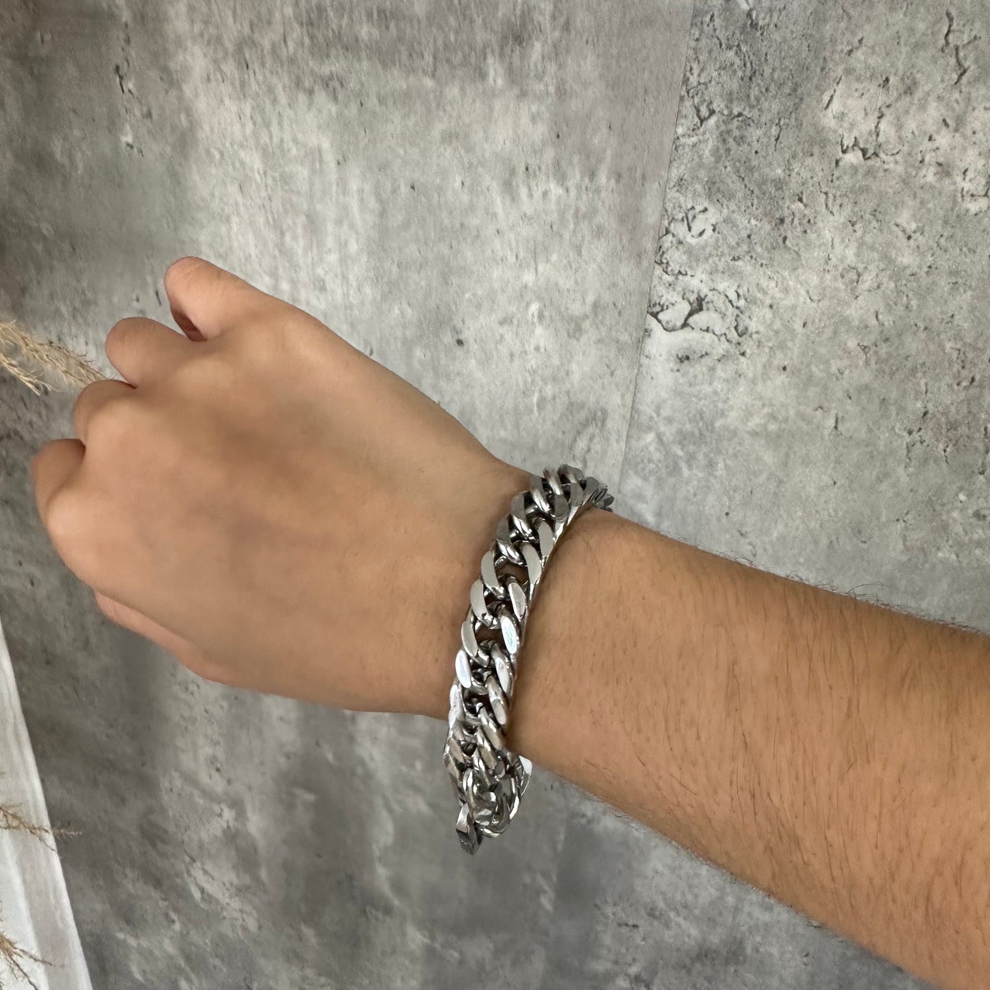 Cuban Link Bracelet (Silver)