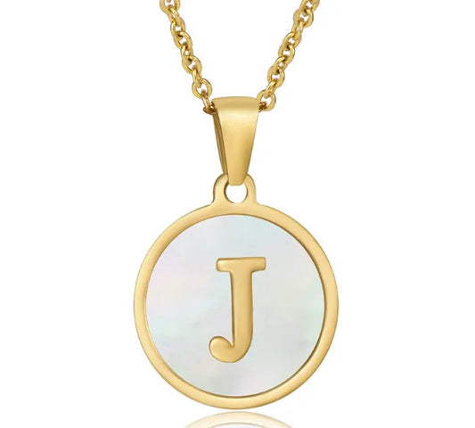 Initial J Necklace