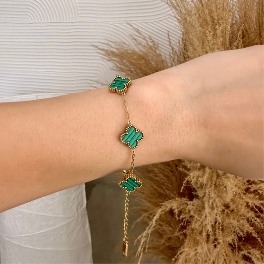 Clover Bracelet (Green)