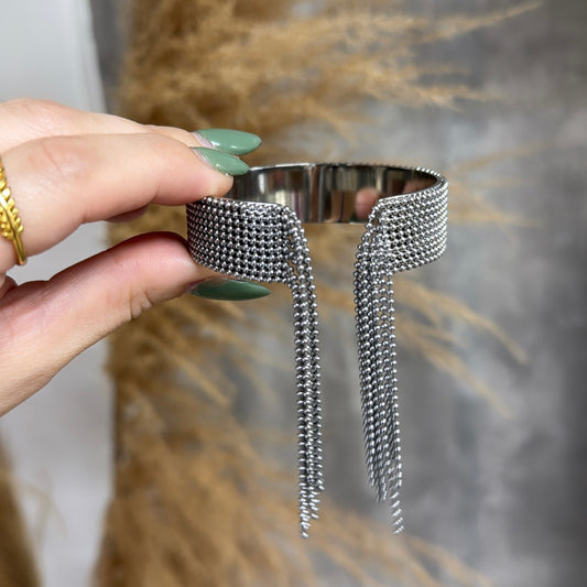 Chunky Silver Bracelet