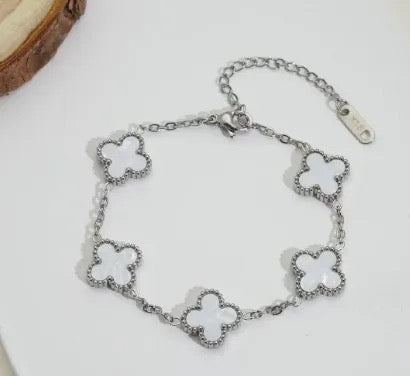 Clover Bracelet (Silver)