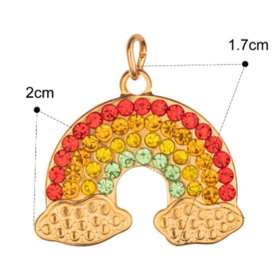 Diamond Rainbow Charm