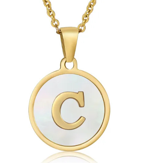 Initial C Necklace