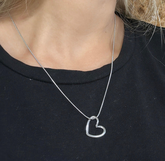 Silver Heart Necklace