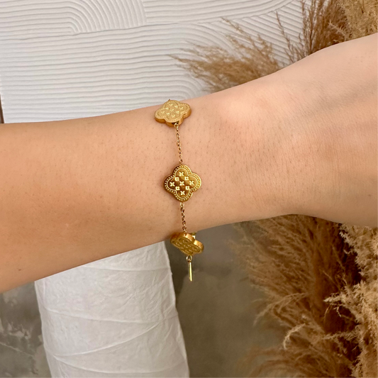 Clover Bracelet (Gold)