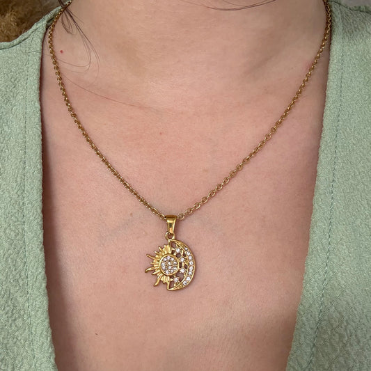 Moon & Sun Charm