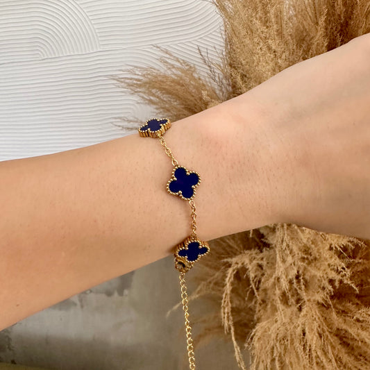 Clover Bracelet (Concord Grape)